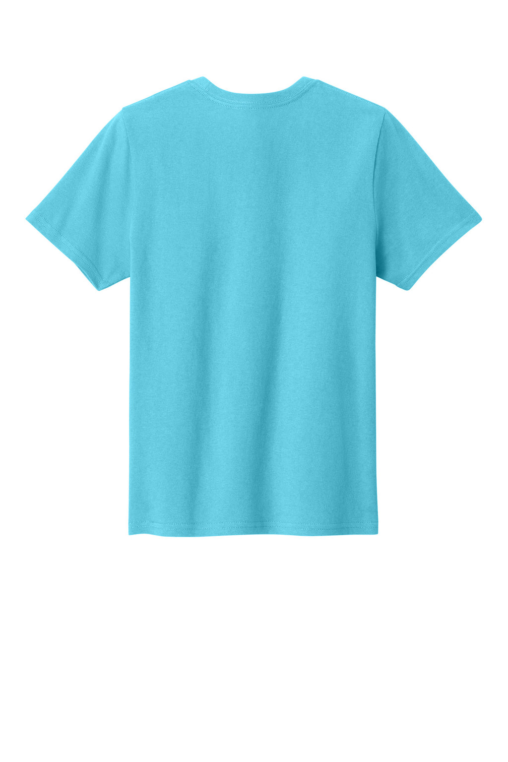 Rear View of AquaticBl Port & Co Youth Easy Cotton Tee PC43Y