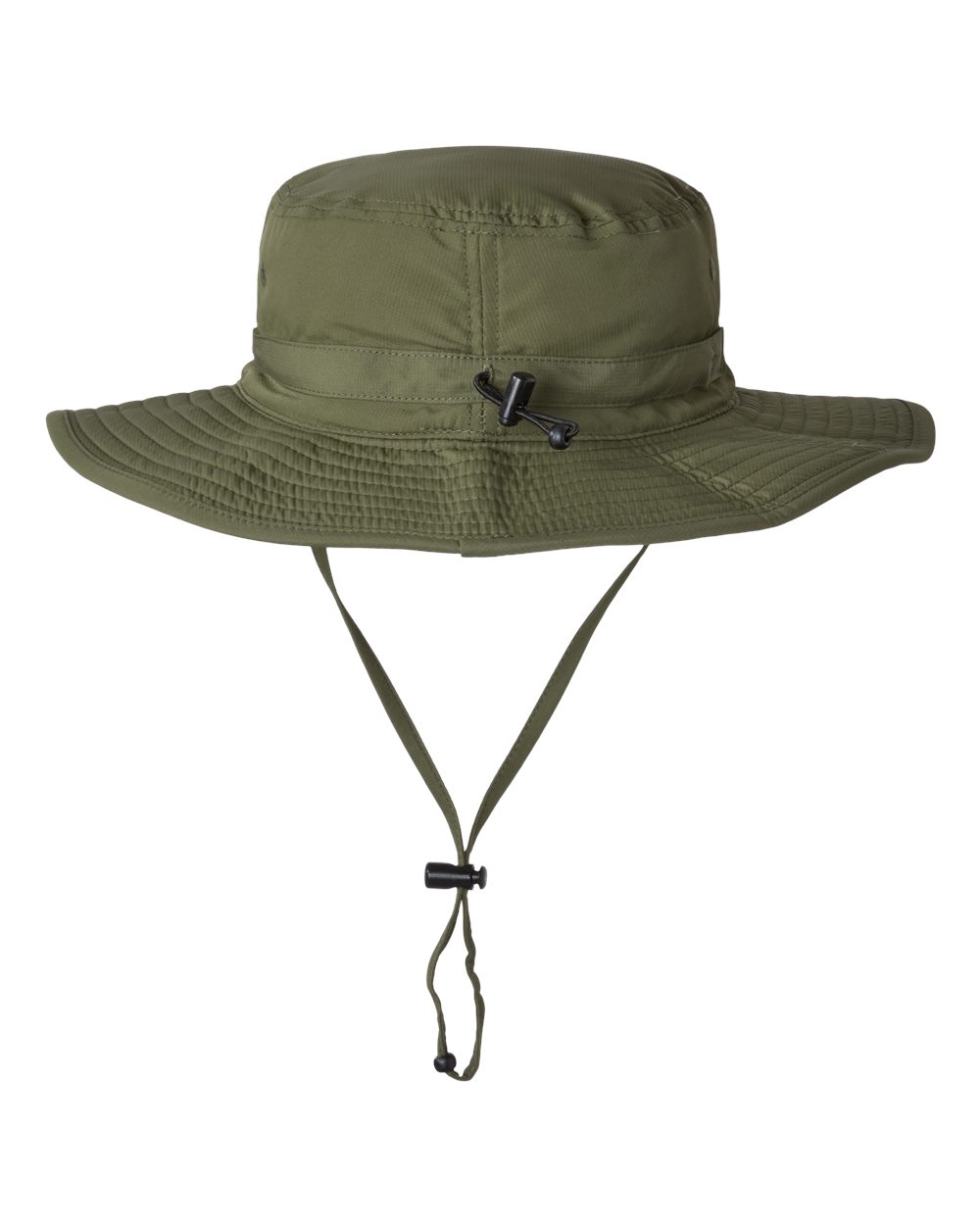 Rear View of Army Green Ultralight Booney - GB400