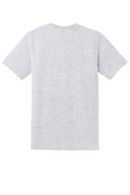 Rear View of Ash Gildan DryBlend 50 Cotton/50 Poly T-Shirt. 8000