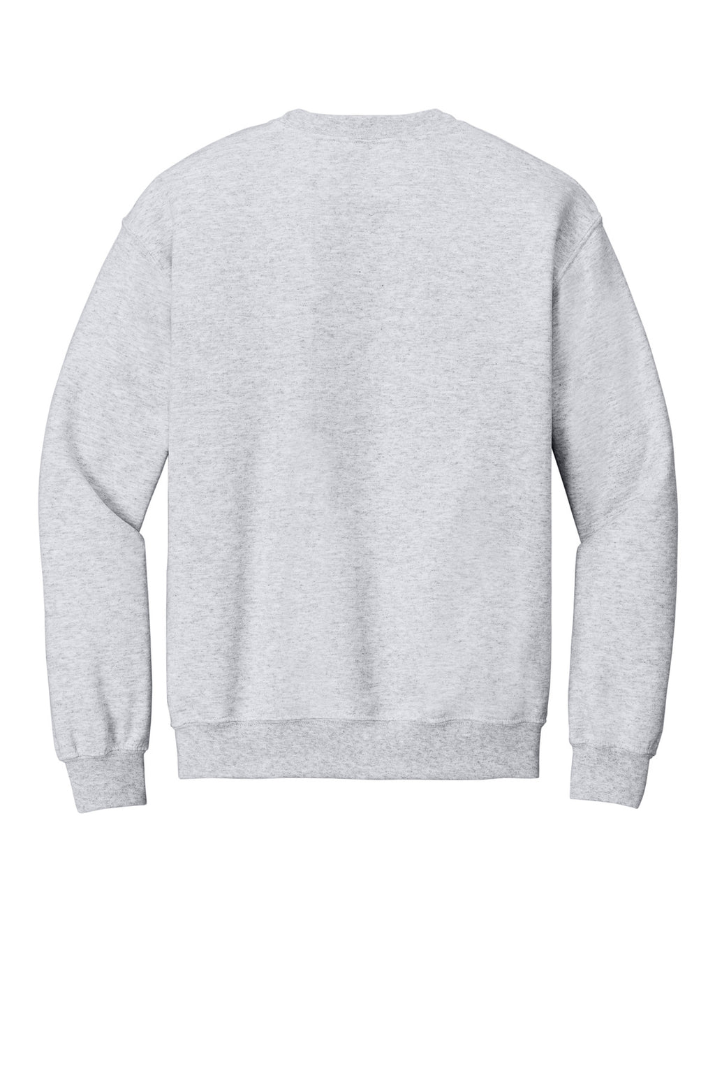 Rear View of Ash Gildan Heavy Blend Crewneck Sweatshirt. 18000