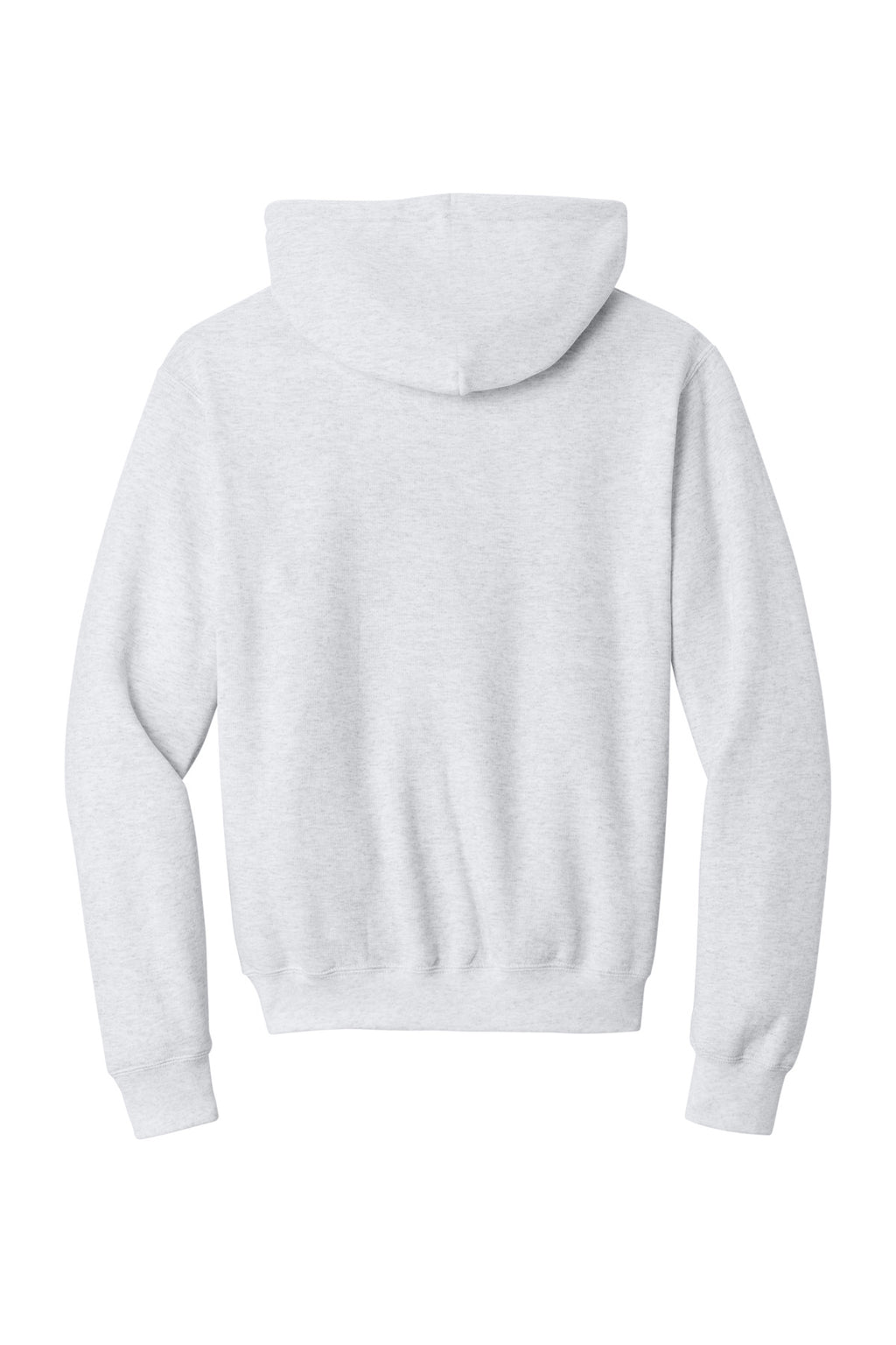 Rear View of Ash Port & Co Core Fleece Pullover Hooded Sweatshirt. PC78H