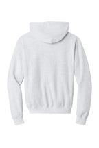 Rear View of Ash Port & Co Core Fleece Pullover Hooded Sweatshirt. PC78H