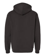 Rear View of Asphalt Heavyweight Hooded Sweatshirt - IND4000