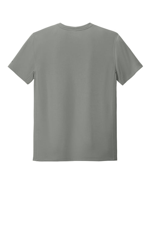 Rear View of AsphaltGry Carhartt Force Sun Defender Short Sleeve T-Shirt CT106868