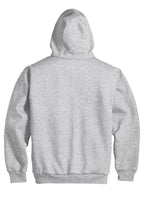 Rear View of Ath Heather CornerStone - Heavyweight Full-Zip Hooded Sweatshirt with Thermal Lining. CS620