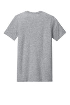 Rear View of Athletic Ht BELLA+CANVAS Unisex Heather CVC Short Sleeve Tee. BC3001CVC