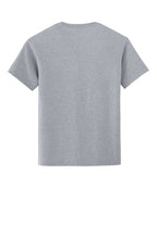 Rear View of AthlHthr BELLA+CANVAS Unisex 6-Ounce Heavyweight Tee BC3010
