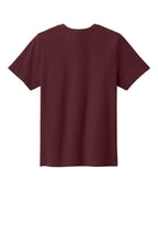 Rear View of AthlMaroon Port & Co Youth Easy Cotton Tee PC43Y
