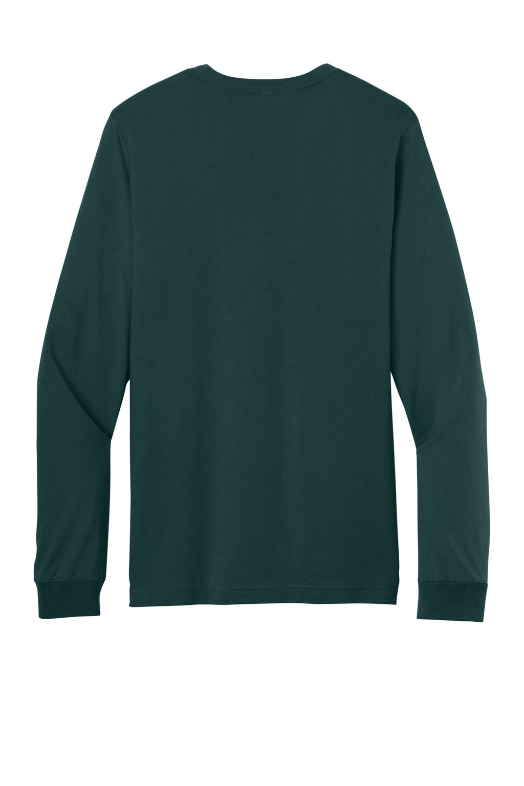 Rear View of Atlantic BELLA+CANVAS Unisex Jersey Long Sleeve Tee. BC3501