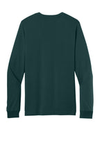 Rear View of Atlantic BELLA+CANVAS Unisex Jersey Long Sleeve Tee. BC3501