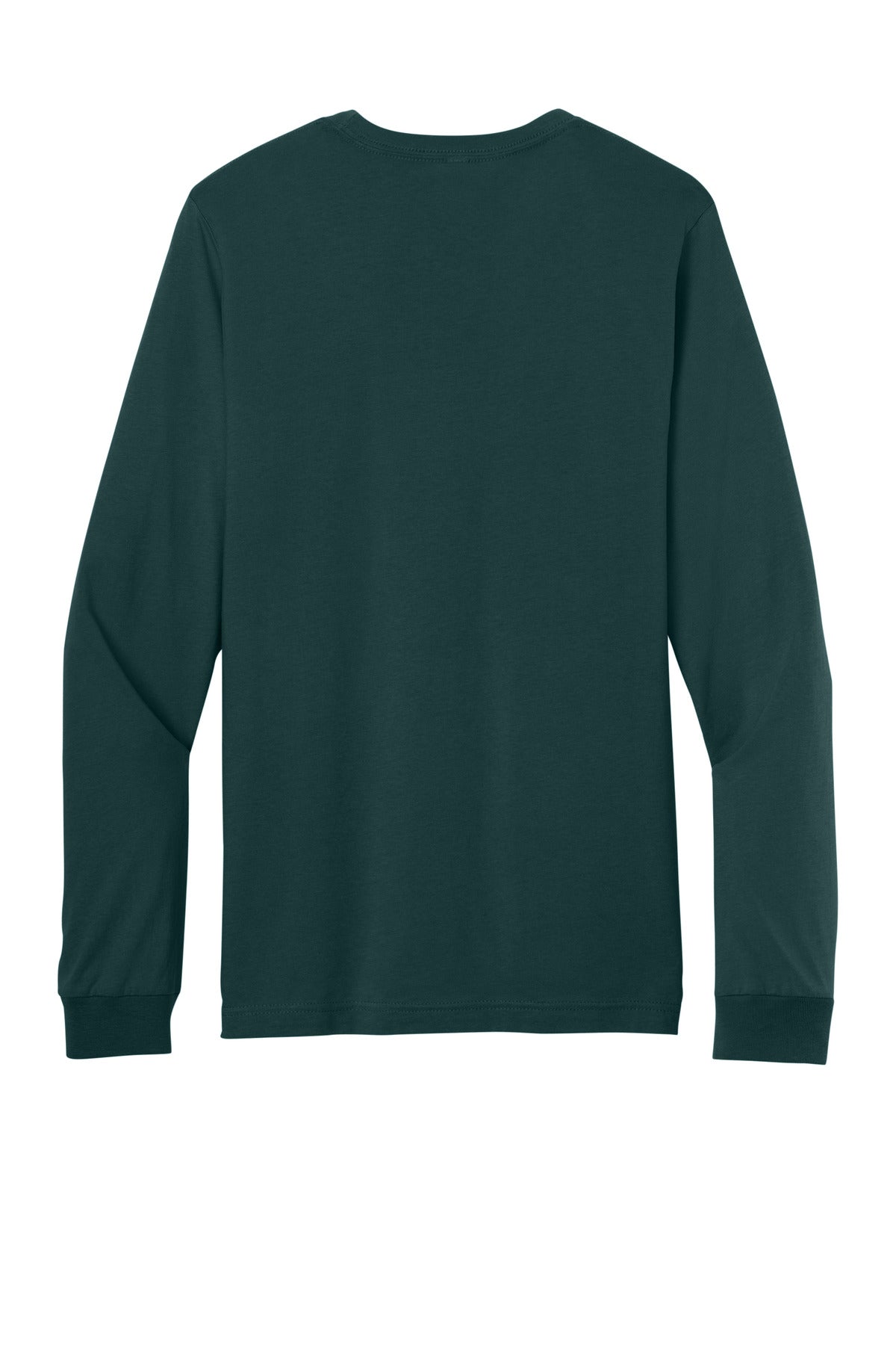 Rear View of Atlantic BELLA+CANVAS Unisex Jersey Long Sleeve Tee. BC3501