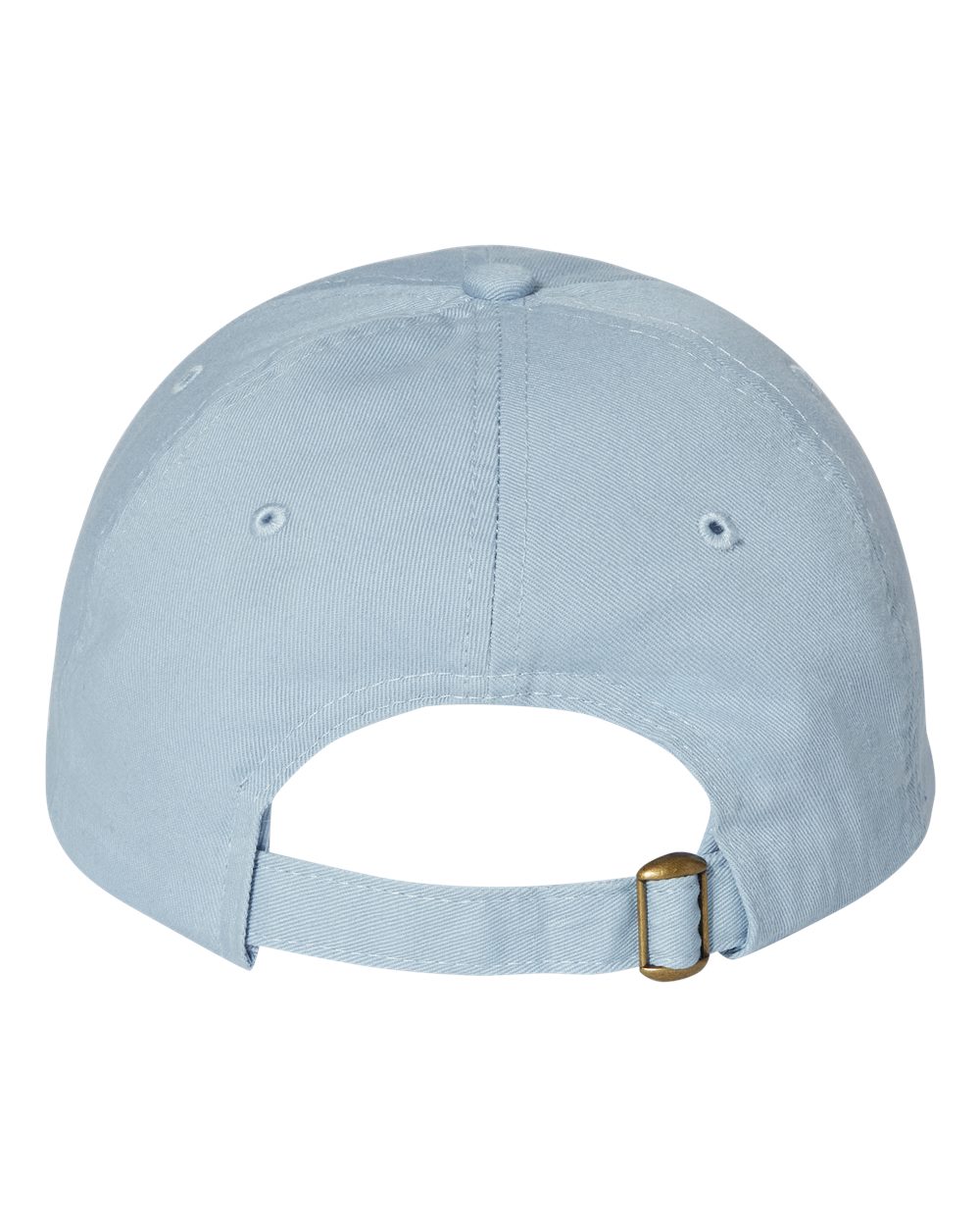 Rear View of Baby Blue Bio-Washed Classic Dad Hat - VC300A