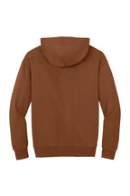 Rear View of BakedClay District V.I.T. Heavyweight Fleece Hoodie DT6150