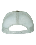 Rear View of Beetle/ Quarry Five-Panel Trucker Cap - 112FP