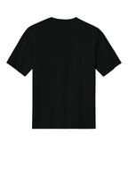 Rear View of Black BELLA+CANVAS Unisex 6-Ounce Heavyweight Tee BC3010