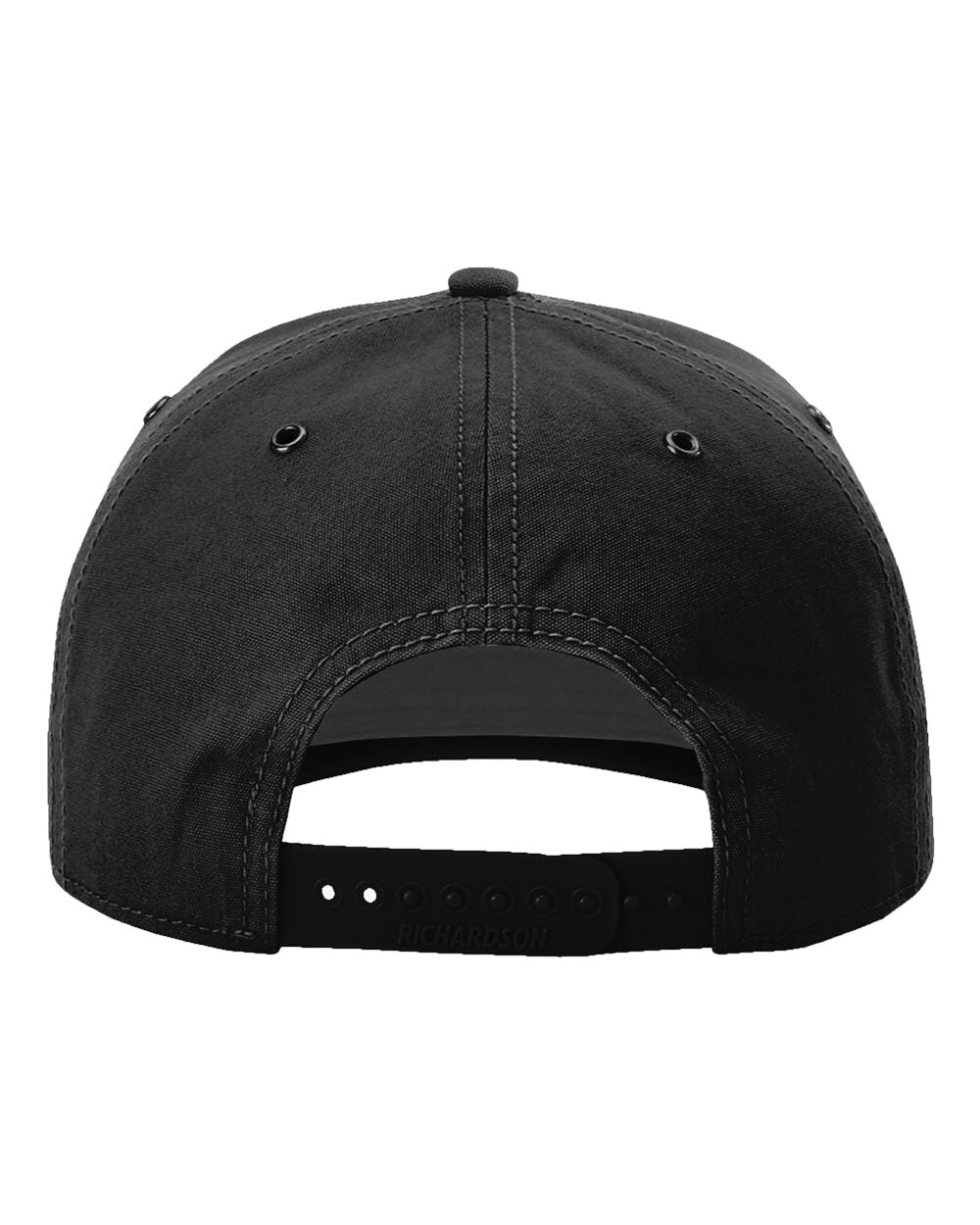Rear View of Black Burnside Cap - 336