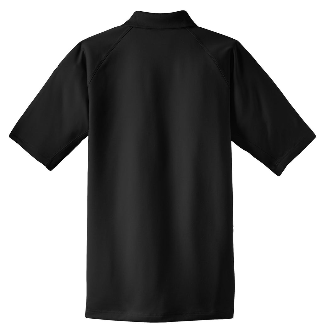 Rear View of Black CornerStone - Select Snag-Proof Tactical Polo. CS410
