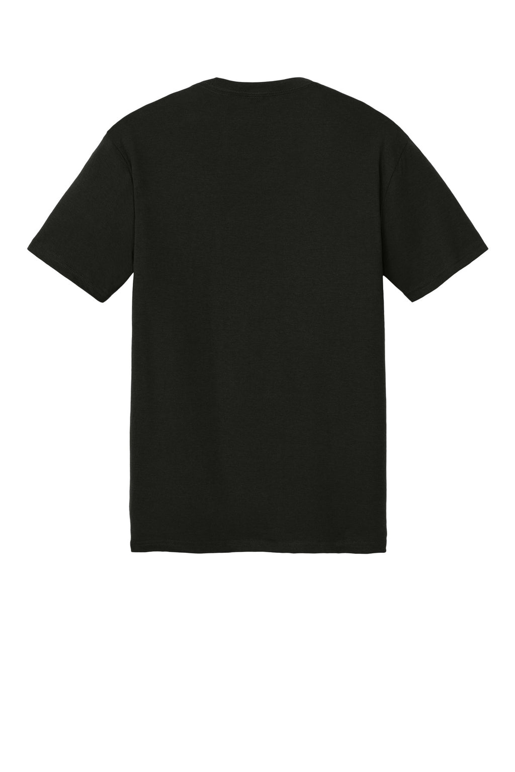 Rear View of Black District Perfect Tri Tee. DM130