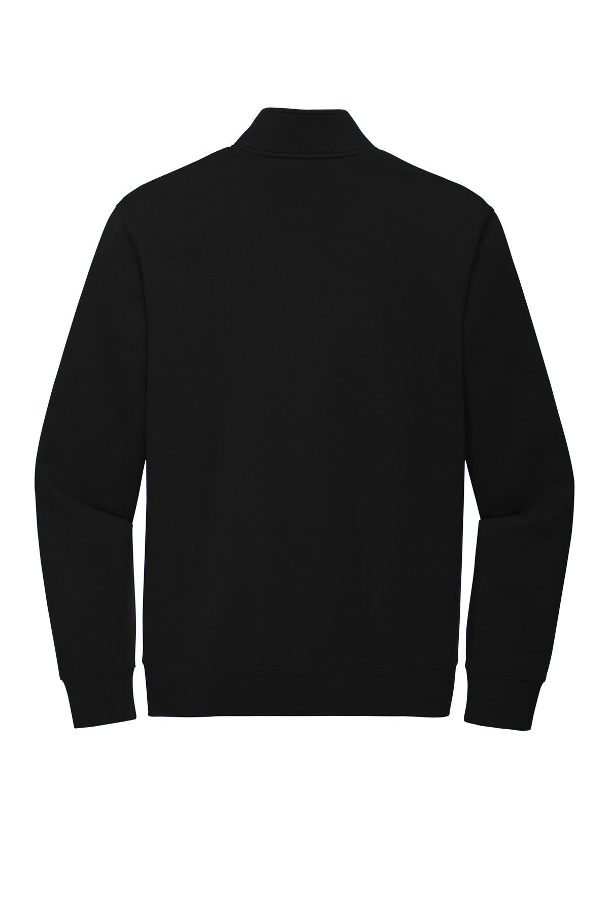 Rear View of Black District V.I.T. Fleece 1/4-Zip DT6106