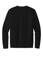 Rear View of Black District V.I.T. Fleece Crew DT6104