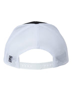Rear View of Black/ Grey/ White Everyday Trucker Cap - GB452E
