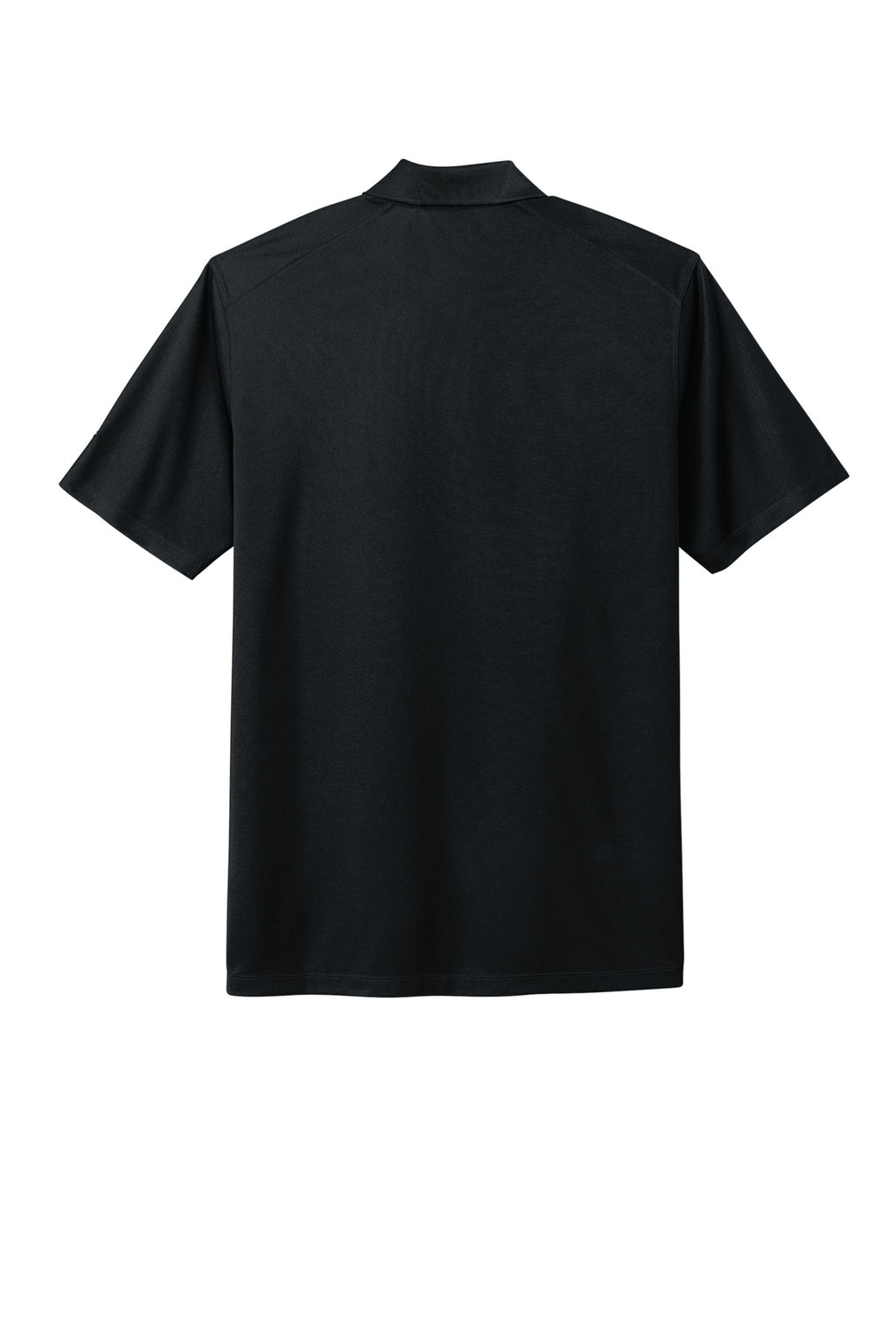 Rear View of Black Nike Dri-FIT Micro Pique 2.0 Polo NKDC1963