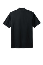 Rear View of Black Nike Dri-FIT Micro Pique 2.0 Polo NKDC1963