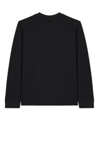 Rear View of Black Stanley/Stella Unisex Creator 2.0 Long Sleeve Tee SXU022