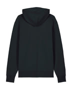 Rear View of Black Stanley/Stella Unisex Cruiser 2.0 Hooded Sweatshirt SXU003