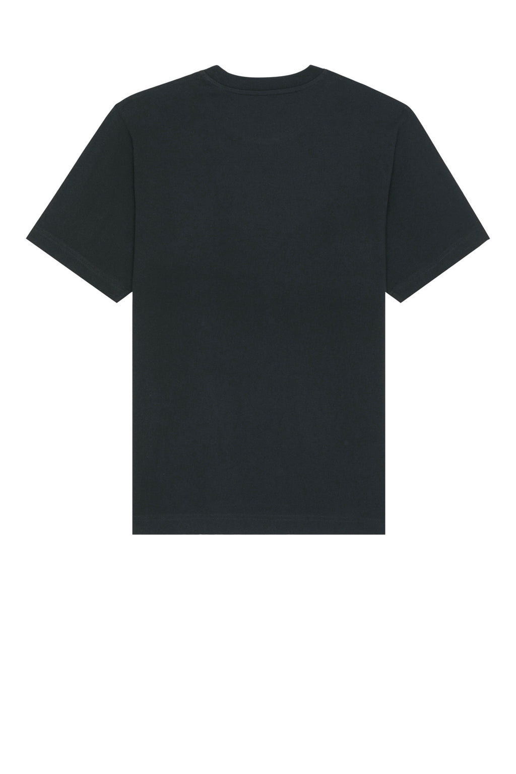 Rear View of Black Stanley/Stella Unisex Freestyler Heavyweight Tee SXU018