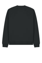 Rear View of Black Stanley/Stella Unisex Knoxer Crewneck Sweatshirt SXU026