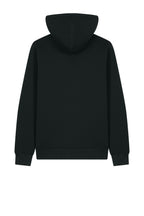 Rear View of Black Stanley/Stella Unisex Mixer Full-Zip Hooded Sweatshirt SXU011
