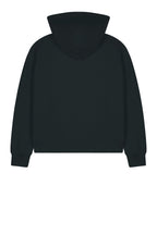 Rear View of Black Stanley/Stella Women's Stella Ida Full-Zip Hooded Sweatshirt SXW037