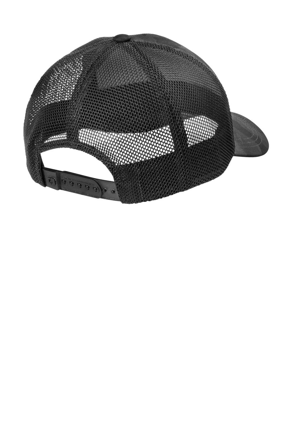 Rear View of BlackCamo OGIO Fusion Trucker Cap OG603