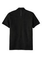 Rear View of Blacktop OGIO Code Stretch Polo. OG146