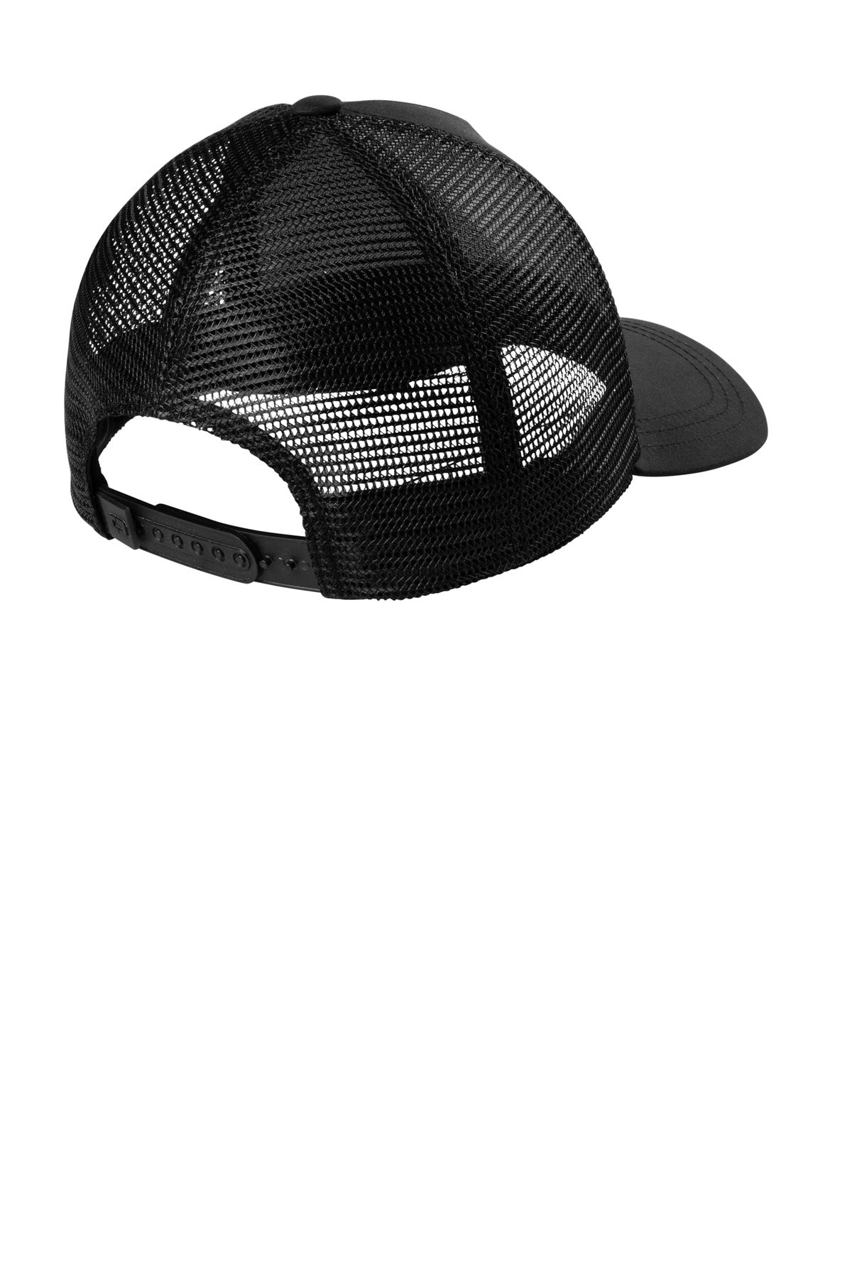 Rear View of Blacktop OGIO Fusion Trucker Cap OG603