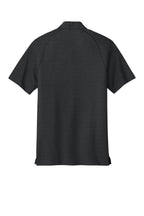 Rear View of Blacktop OGIO Onyx Polo. OG126