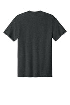 Rear View of BlkHthr Port & Co Easy Cotton Tee PC43
