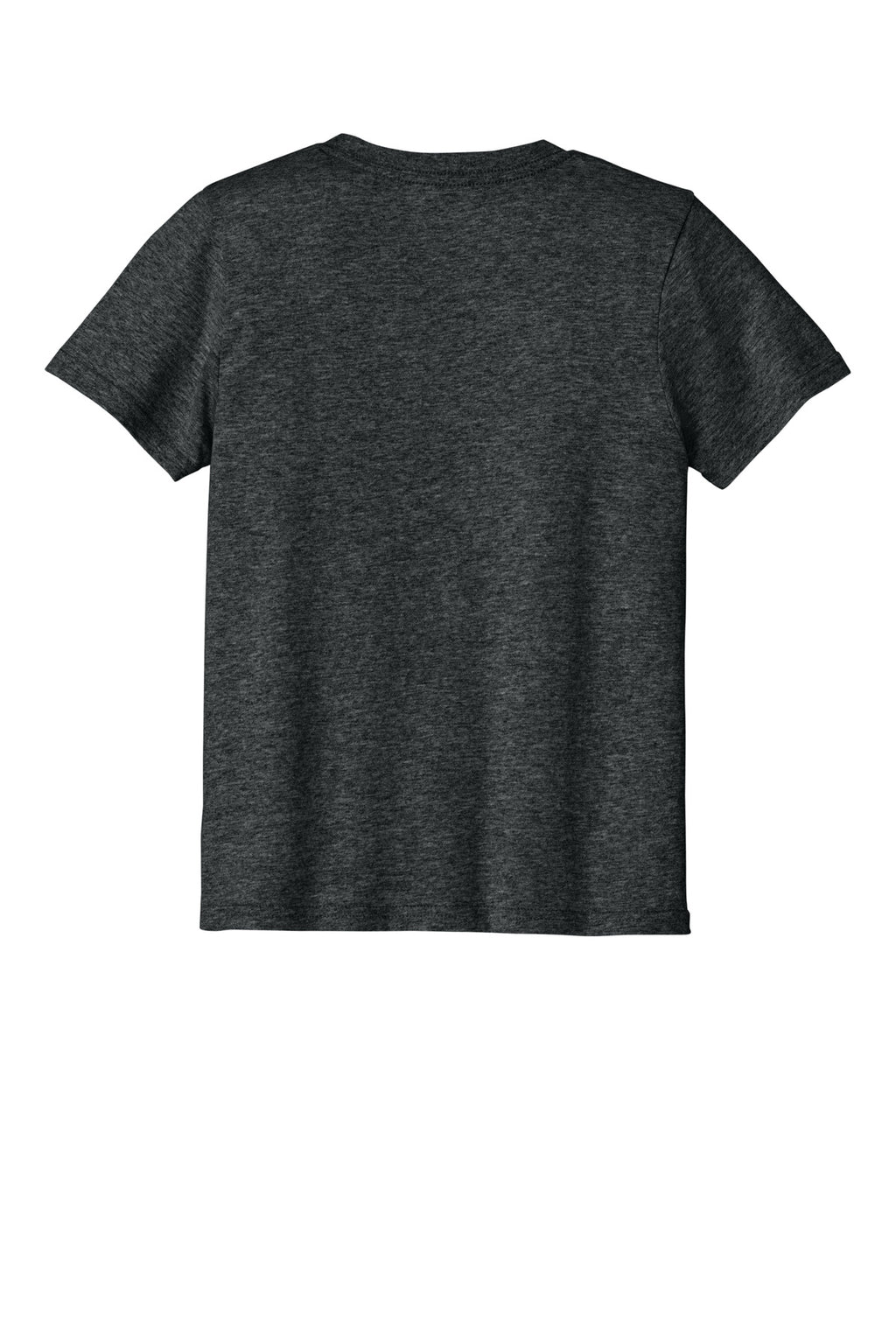 Rear View of BlkHthr Port & Co Youth Easy Cotton Tee PC43Y