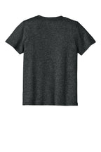 Rear View of BlkHthr Port & Co Youth Easy Cotton Tee PC43Y