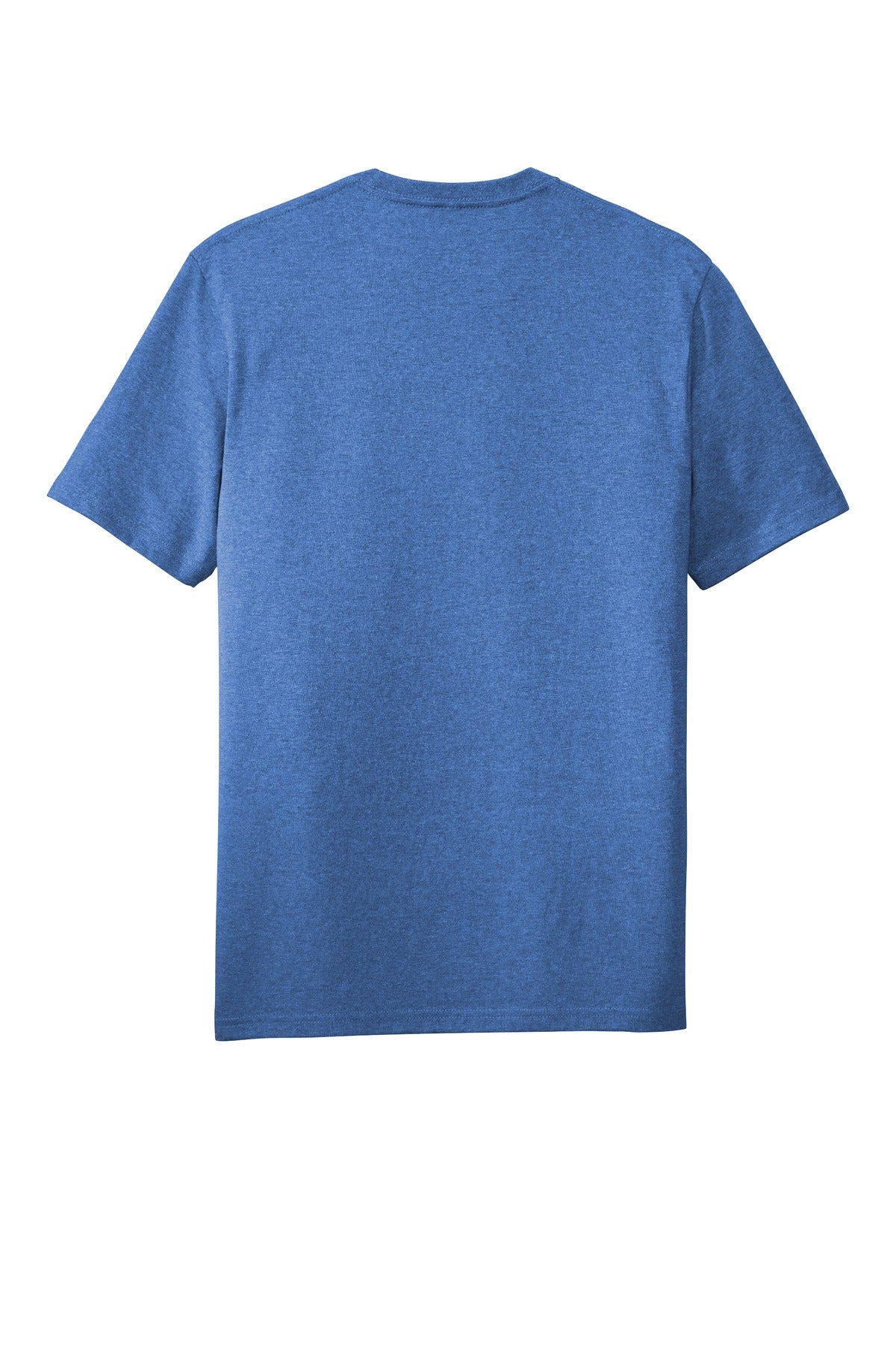 Rear View of Blue Heather District Re-Tee DT8000