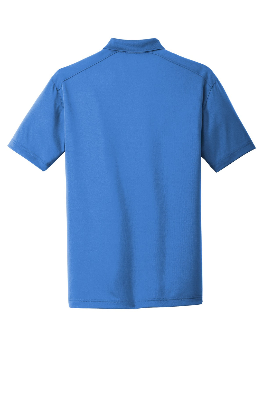 Rear View of Blue Lake CornerStone Select Lightweight Snag-Proof Polo. CS418