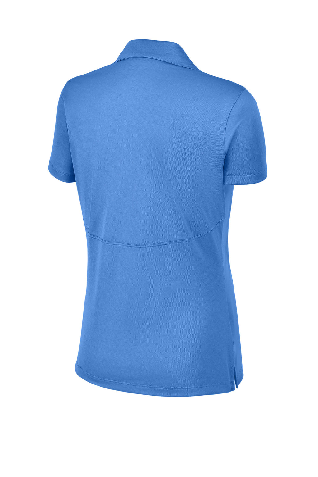 Rear View of Blue Lake Sport-Tek Women's Micropique Sport-Wick Polo. LST650