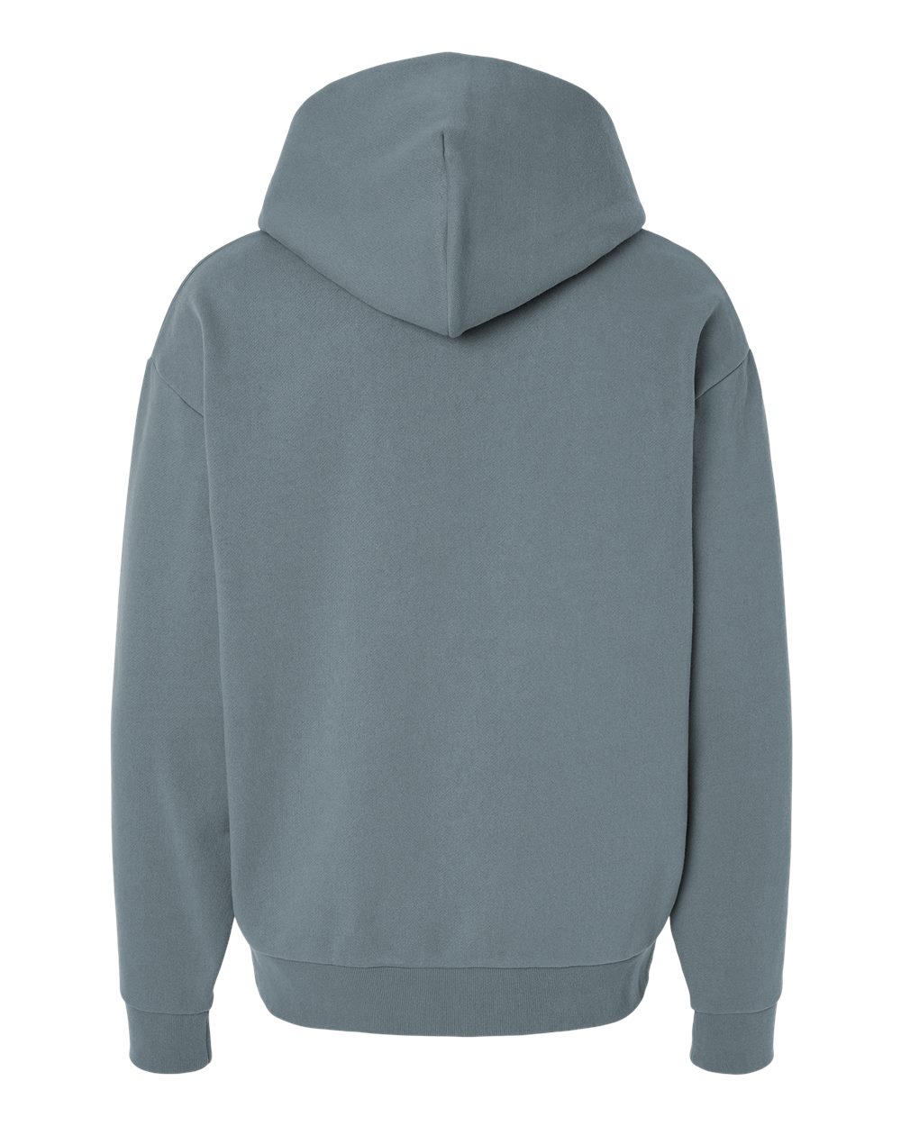 Rear View of Blue Magic Mainstreet Hooded Sweatshirt - IND420XD
