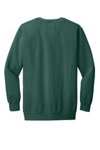Rear View of Blue Spruce COMFORT COLORS Ring Spun Crewneck Sweatshirt. 1566