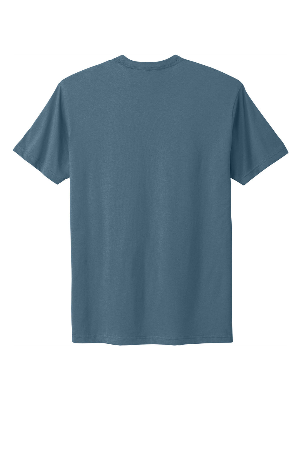 Rear View of BlueJean Next Level Apparel Adult Cotton Tee. NL3600