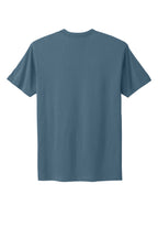 Rear View of BlueJean Next Level Apparel Adult Cotton Tee. NL3600