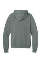 Rear View of BlueStorm BELLA+CANVAS Unisex Sponge Fleece Pullover Hoodie. BC3719
