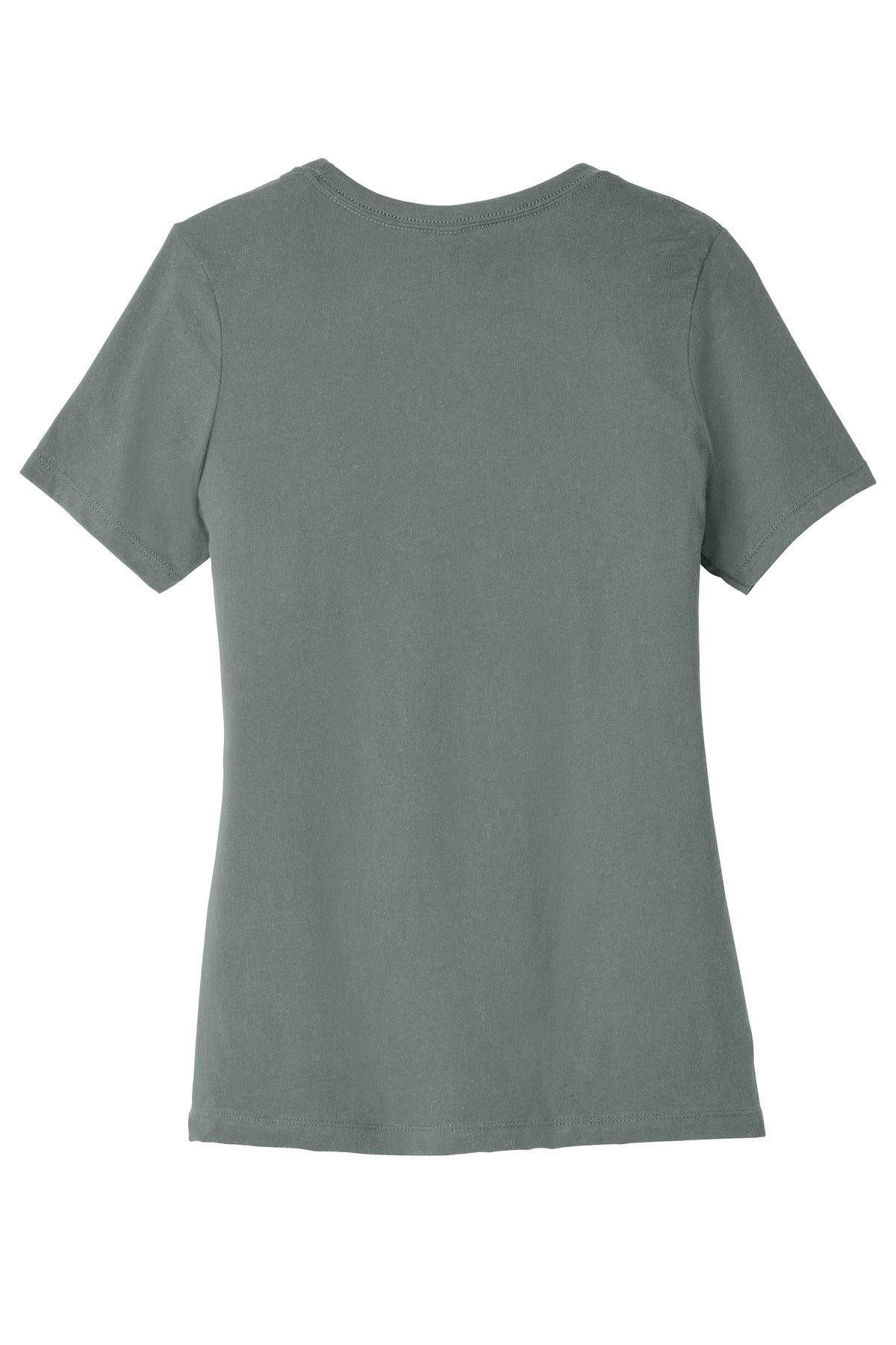 Rear View of BlueStorm BELLA+CANVAS Women's Relaxed Jersey Short Sleeve Tee. BC6400