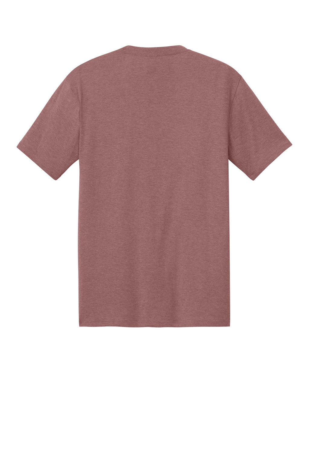 Rear View of Blush Frost District Perfect Tri Tee. DM130